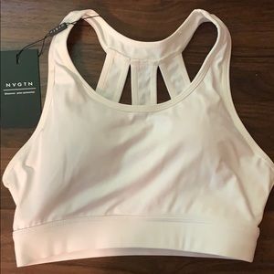 NVGTN Trio Sports Bra in Small. White